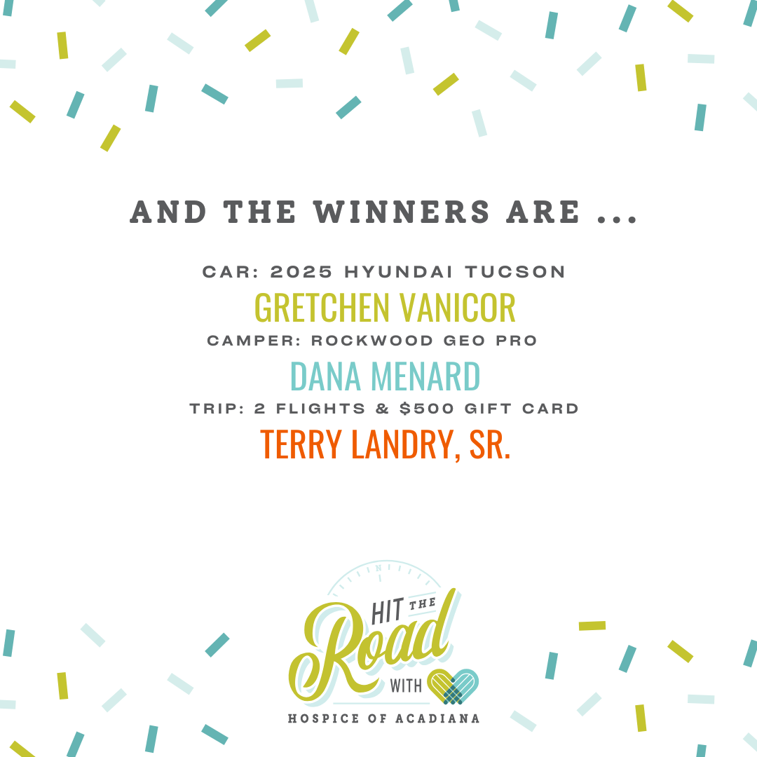 Hit the Road Raffle Winners Announced!