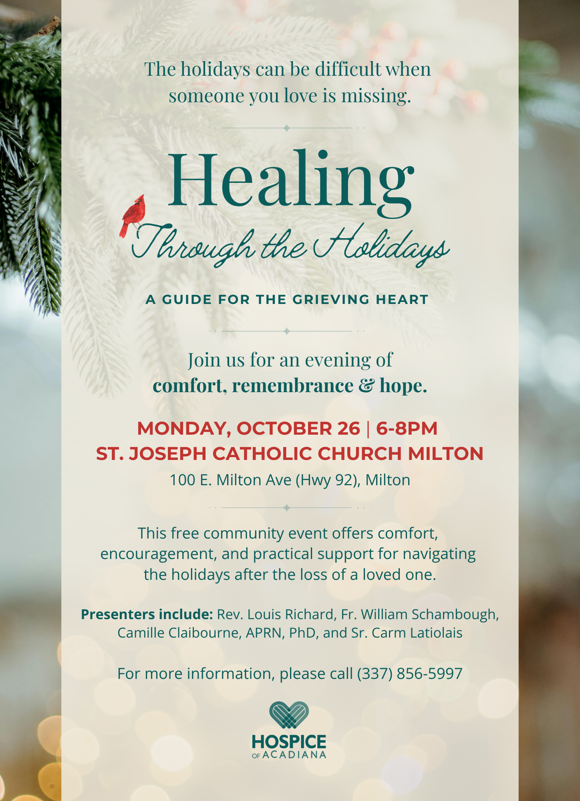 Healing Through the Holidays