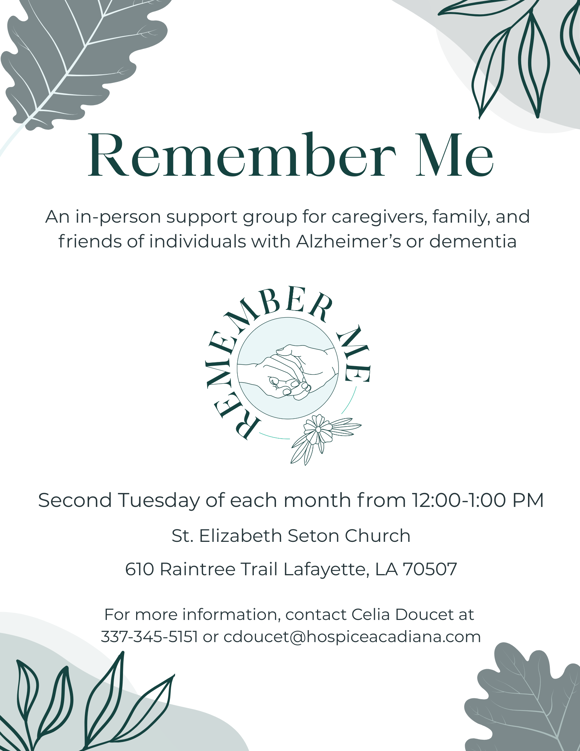 Remember Me support group
