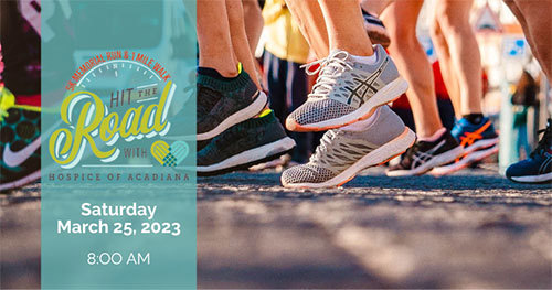 Hit the Road with Hospice of Acadiana 5K & 1 Mile Walk